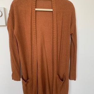 Burnt orange cardigan
